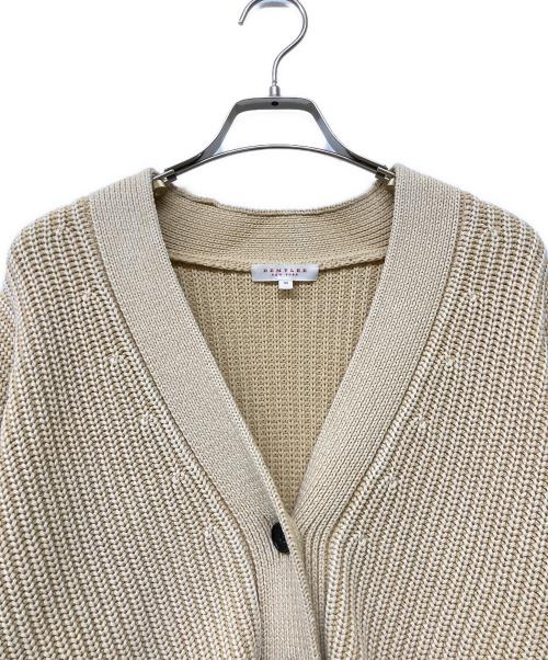 DEMYLEE（デミリー）DEMYLEE (デミリー) コットンリブニットカーディガン ベージュ サイズ:SIZE　XSの古着・服飾アイテム