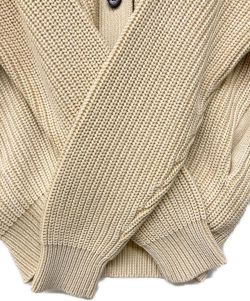DEMYLEE（デミリー）DEMYLEE (デミリー) コットンリブニットカーディガン ベージュ サイズ:SIZE　XSの古着・服飾アイテム