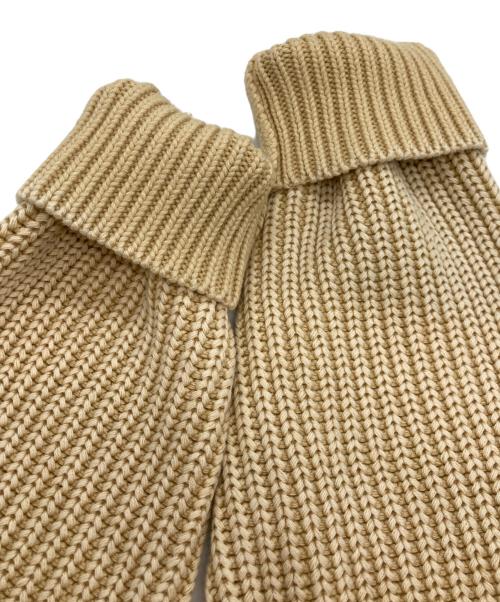 DEMYLEE（デミリー）DEMYLEE (デミリー) コットンリブニットカーディガン ベージュ サイズ:SIZE　XSの古着・服飾アイテム