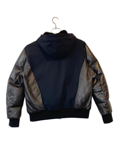 EMMETI（エンメティ）EMMETI (エンメティ) フーデットダウンブルゾン ブラック サイズ:48の古着・服飾アイテム