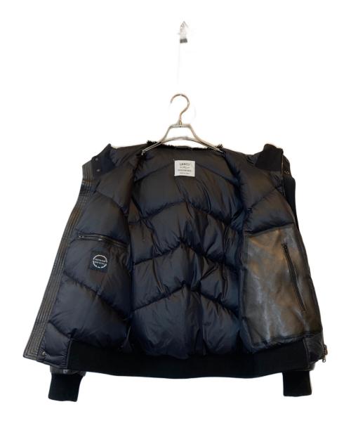 EMMETI（エンメティ）EMMETI (エンメティ) フーデットダウンブルゾン ブラック サイズ:48の古着・服飾アイテム