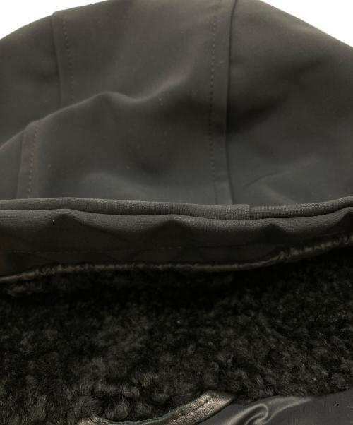 EMMETI（エンメティ）EMMETI (エンメティ) フーデットダウンブルゾン ブラック サイズ:48の古着・服飾アイテム