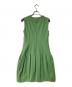 FOXEY NEWYORK (フォクシーニューヨーク) コクーンノースリーブワンピース グリーン サイズ:38：6000円