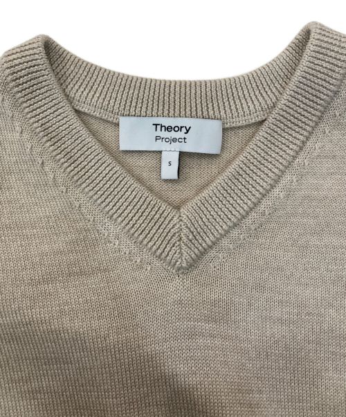 theory project（セオリープロジェクト）theory project (セオリープロジェクト) WK301 Washable Merino ベージュ サイズ:Sの古着・服飾アイテム