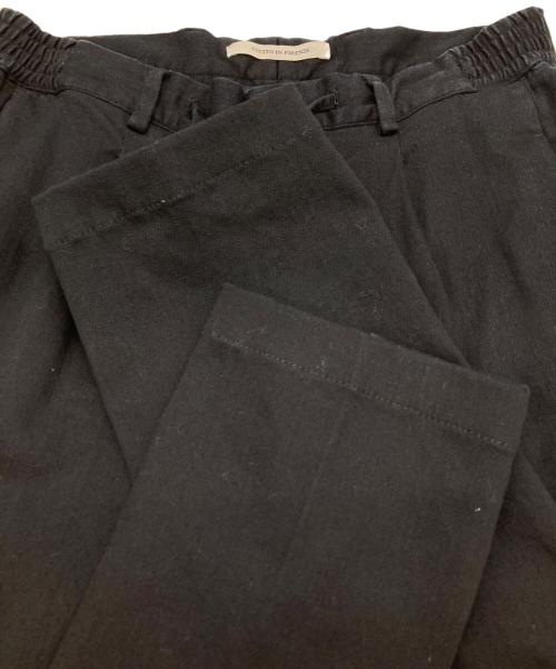 giab's ARCHIVIO（ジャブス アルキヴィオ）giab's ARCHIVIO (ジャブス アルキヴィオ) デニム 1プリーツ パンツ ブラック サイズ:42の古着・服飾アイテム