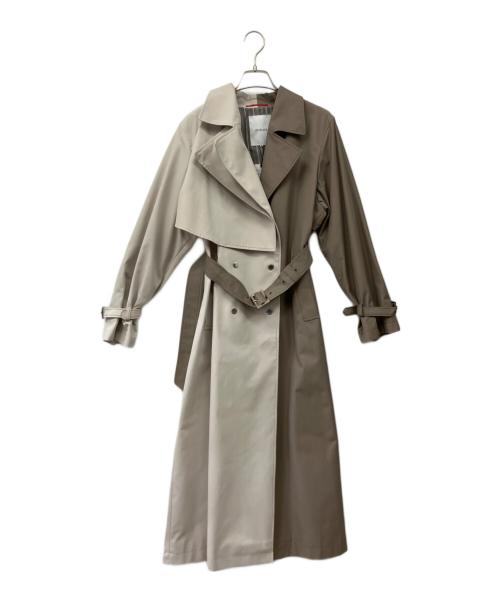 LOVELESS（ラブレス）LOVELESS (ラブレス) バイカラーレイヤードライトトレンチコート ベージュ サイズ:36 未使用品の古着・服飾アイテム