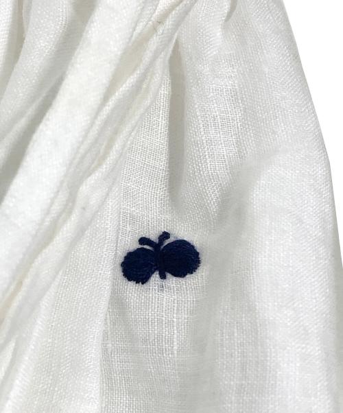 mina perhonen（ミナ ペルホネン）mina perhonen (ミナ ペルホネン) petalo 巻きスカート ホワイト サイズ:Freeの古着・服飾アイテム