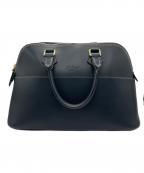 BOLDRINI SELLERIAボルドリーニ セレリア）の古着「ラウンド ボストンバッグ」｜ブラック