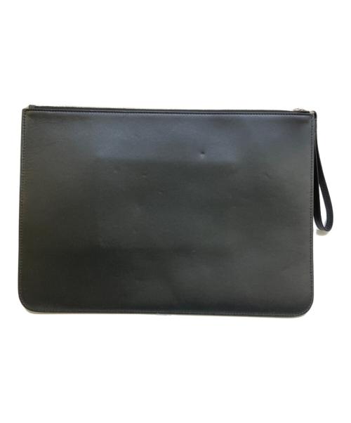 BALENCIAGA（バレンシアガ）BALENCIAGA (バレンシアガ) クラッチバッグ ブラック×レッドの古着・服飾アイテム