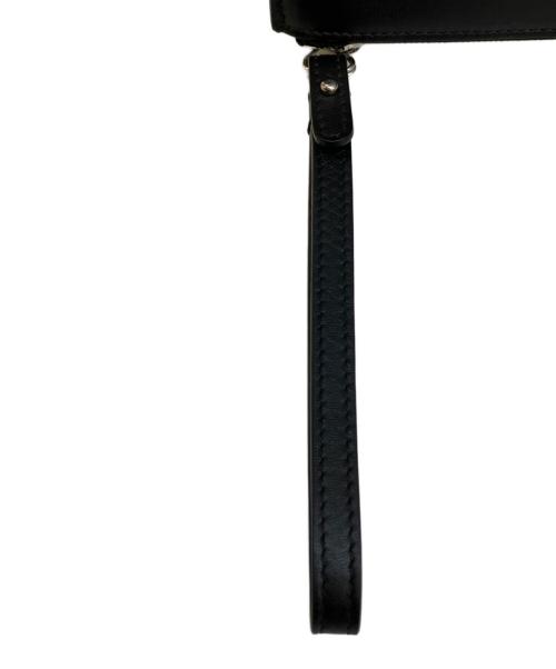 BALENCIAGA（バレンシアガ）BALENCIAGA (バレンシアガ) クラッチバッグ ブラック×レッドの古着・服飾アイテム