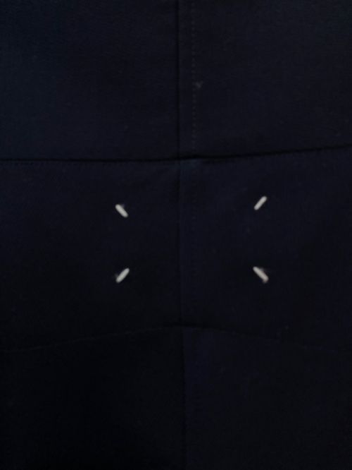 MM1 Maison Margiela（メゾンマルジェラ）MM1 Maison Margiela (メゾンマルジェラ) ウールワイドパンツ ブラック サイズ:38 未使用品の古着・服飾アイテム