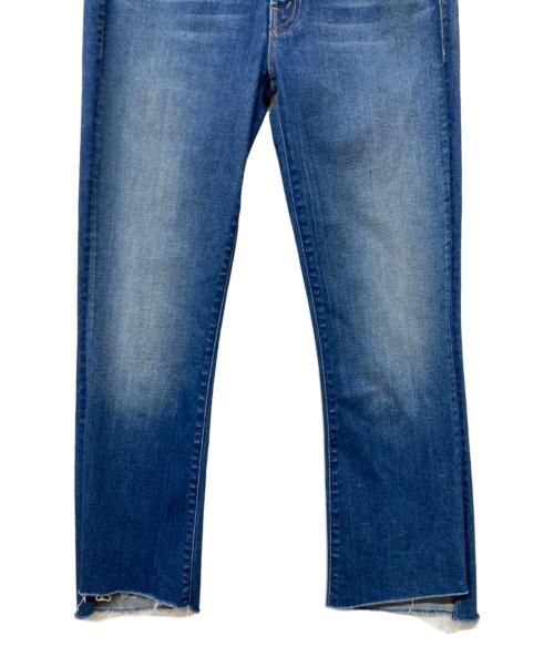 mother（マザー）mother (マザー) INSIDER CROP STEP FRAY ブルー サイズ:W26の古着・服飾アイテム