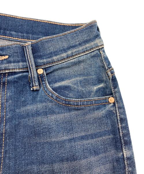 mother（マザー）mother (マザー) INSIDER CROP STEP FRAY ブルー サイズ:W26の古着・服飾アイテム