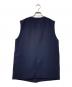FRAMeWORK (フレームワーク) ダブルブレストノーカラーベスト ネイビー サイズ:-：7000円