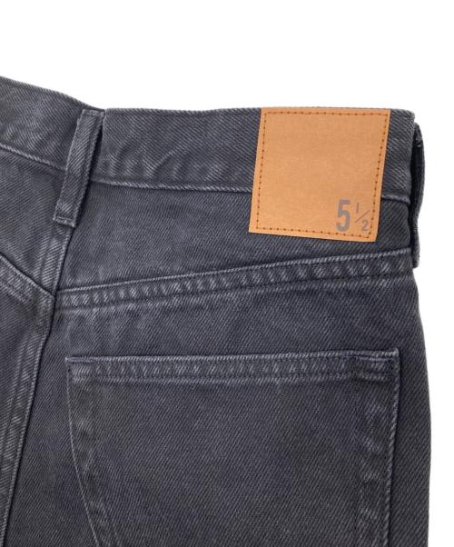 5 1/2（ファイブアンドハーフ）5 1/2 (ファイブアンドハーフ) BUGGY-LINE MAXI DENIM ブラック サイズ:29 未使用品の古着・服飾アイテム