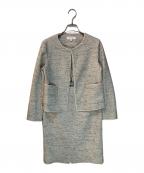 BEAUTY&YOUTHビューティーアンドユース）の古着「ミックスツイードセットアップ」｜ブラック×ホワイト