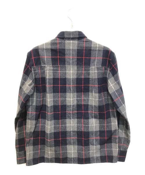DESCENDANT（ディセンダント）DESCENDANT (ディセンダント) チェックネルシャツ ネイビー サイズ:3の古着・服飾アイテム