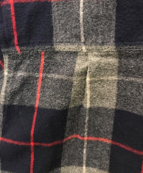 DESCENDANT（ディセンダント）DESCENDANT (ディセンダント) チェックネルシャツ ネイビー サイズ:3の古着・服飾アイテム