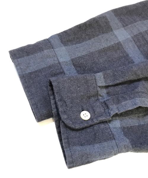 OUTERKNOWN（アウターノーン）OUTERKNOWN (アウターノーン) チェックシャツ ネイビー サイズ:Mの古着・服飾アイテム