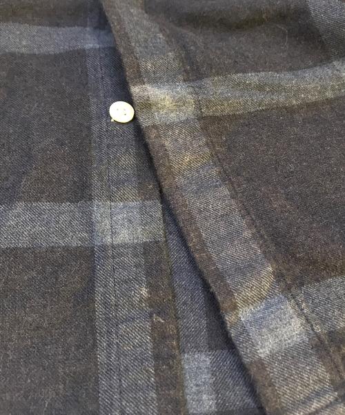 OUTERKNOWN（アウターノーン）OUTERKNOWN (アウターノーン) チェックシャツ ネイビー サイズ:Mの古着・服飾アイテム