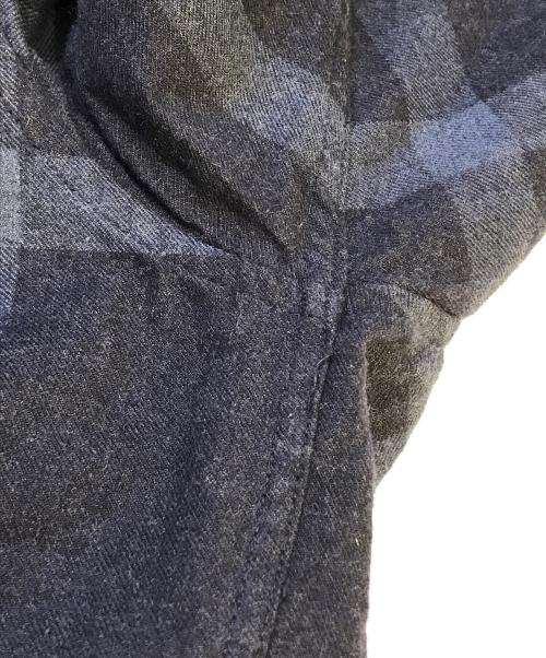 OUTERKNOWN（アウターノーン）OUTERKNOWN (アウターノーン) チェックシャツ ネイビー サイズ:Mの古着・服飾アイテム