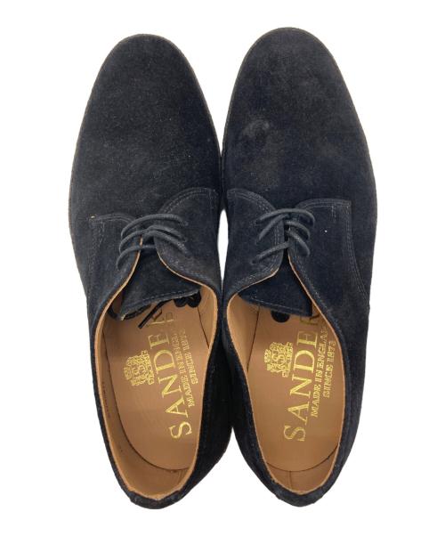 SANDERS（サンダース）SANDERS (サンダース) プレーントゥシューズ ブラック サイズ:8の古着・服飾アイテム