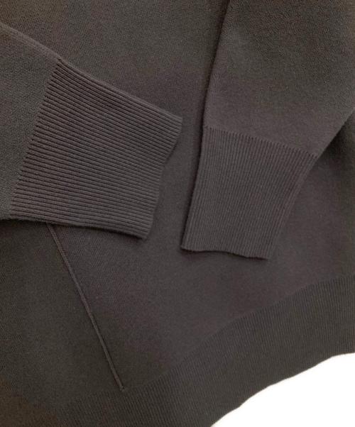 UNFILO（アンフィーロ）UNFILO (アンフィーロ) スポンジニット カーディガン チャコールグレー サイズ:M 未使用品の古着・服飾アイテム