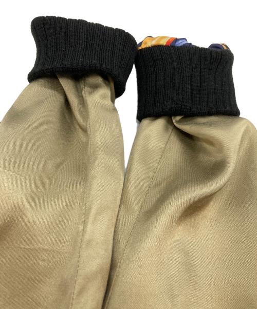 Denham（デンハム）Denham (デンハム) サテンスカジャン ブラック×ゴールド サイズ:38の古着・服飾アイテム