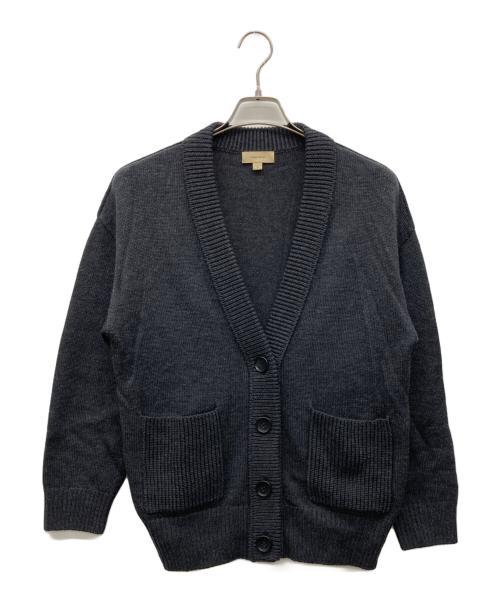 BURBERRY（バーバリー）BURBERRY (バーバリー) ニットカーディガン チャコールグレー サイズ:Mの古着・服飾アイテム