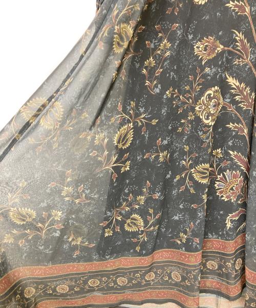 Ameri（アメリ）AMERI (アメリ) VELOUR DOCKING SCARF DRESS ブラック サイズ:Ｍ 未使用品の古着・服飾アイテム