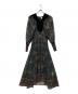 AMERI（アメリ）の古着「VELOUR DOCKING SCARF DRESS」｜ブラック