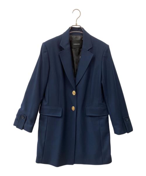 COACH（コーチ）COACH (コーチ) ターンロックチェスターコート ネイビー サイズ:Sの古着・服飾アイテム