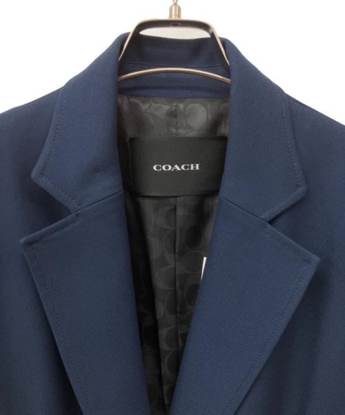 COACH（コーチ）COACH (コーチ) ターンロックチェスターコート ネイビー サイズ:Sの古着・服飾アイテム