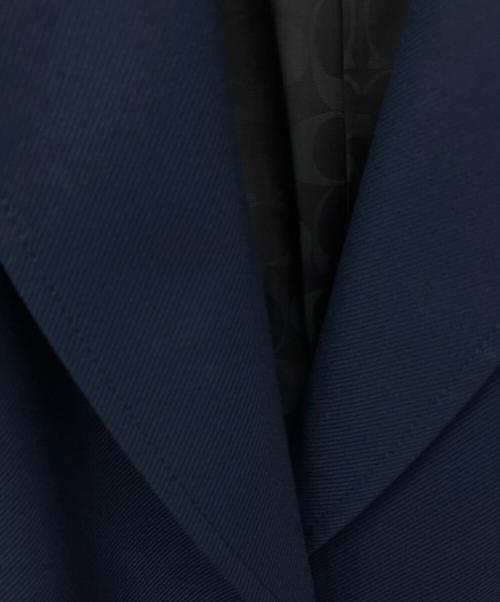 COACH（コーチ）COACH (コーチ) ターンロックチェスターコート ネイビー サイズ:Sの古着・服飾アイテム