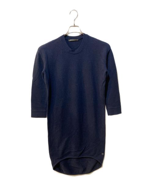 BALENCIAGA（バレンシアガ）BALENCIAGA (バレンシアガ) ニットワンピース ネイビー サイズ:34の古着・服飾アイテム