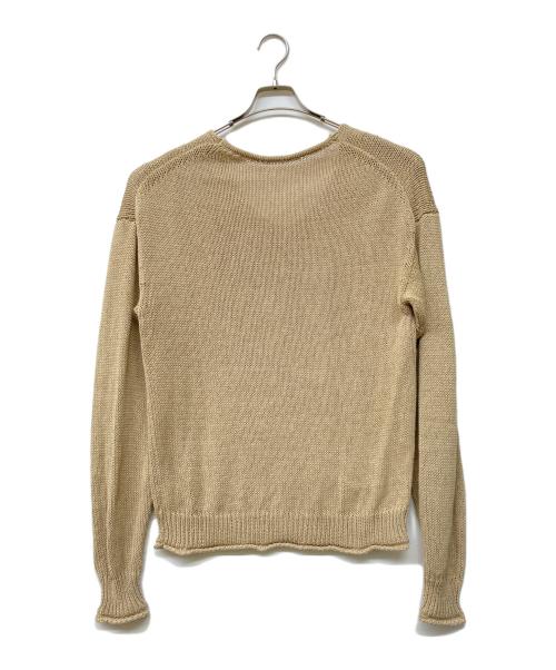 Gypsohila（ジプソフィア）Gypsohila (ジプソフィア) Lightly Knit Tops ベージュ サイズ:Fの古着・服飾アイテム