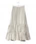 rosy monster (ロージーモンスター) loose tiered satin skirt アイボリー サイズ:M：8000円