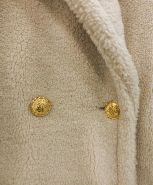 iDea Luce（イデア ルーチェ）iDea Luce (イデア ルーチェ) テディベアアウター ベージュ サイズ:FREEの古着・服飾アイテム