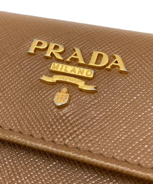 PRADA（プラダ）PRADA (プラダ) 名刺入れ キャメルの古着・服飾アイテム