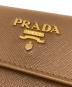 中古・古着 PRADA (プラダ) 名刺入れ キャメル：8000円
