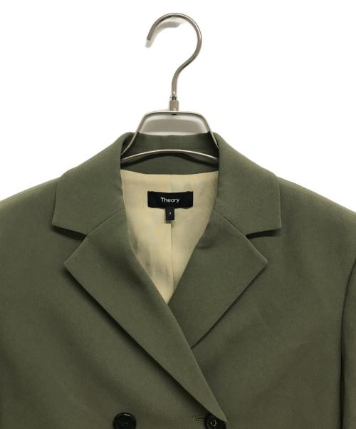 theory（セオリー）theory (セオリー) セットアップスーツ グリーン サイズ:2の古着・服飾アイテム