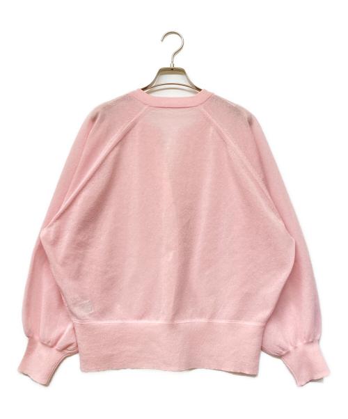 LOUNIE（ルーニー）LOUNIE (ルーニー) シアーカーディガン ピンク サイズ:Fの古着・服飾アイテム