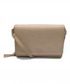 TORY BURCHトリーバーチ）の古着「THEA FLAT WALLET CROSSBODY」｜ピンク