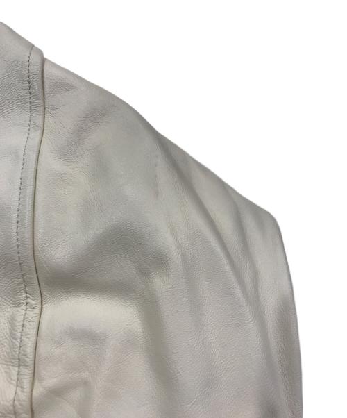 Richardson（リチャードソン）Richardson (リチャードソン) MAGAZINE VARSITY JACKET ブラック×オフホワイトホワイト サイズ:Mの古着・服飾アイテム