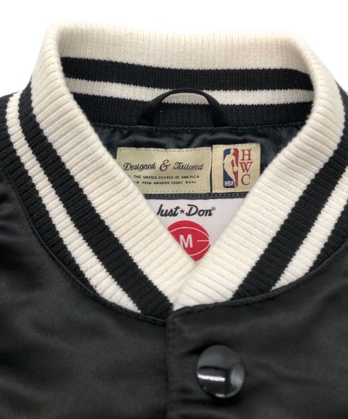 MITCHELL & NESS（ミッチェルアンドネス）MITCHELL & NESS (ミッチェルアンドネス) JUST★DON (ジャストドン) スタジャン ブラック サイズ:Mの古着・服飾アイテム