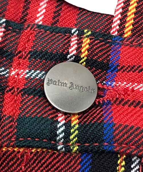 Palm Angels（パーム エンジェルス）Palm Angels (パーム エンジェルス) タータンチェックパンツ レッド サイズ:46の古着・服飾アイテム