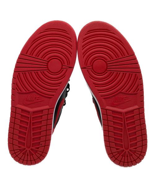 NIKE（ナイキ）NIKE (ナイキ) WMNS AIR JORDAN 1 RETRO HIGH OG SATIN BRED ブラック×レッド サイズ:28cm 未使用品の古着・服飾アイテム