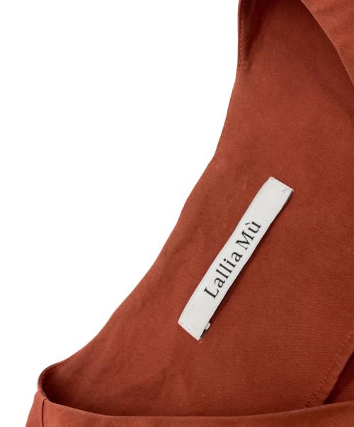 Lallia Mu（ラリア ムー）Lallia Mu (ラリア ムー) ボリュームティアードドレス ブラウン サイズ:38の古着・服飾アイテム