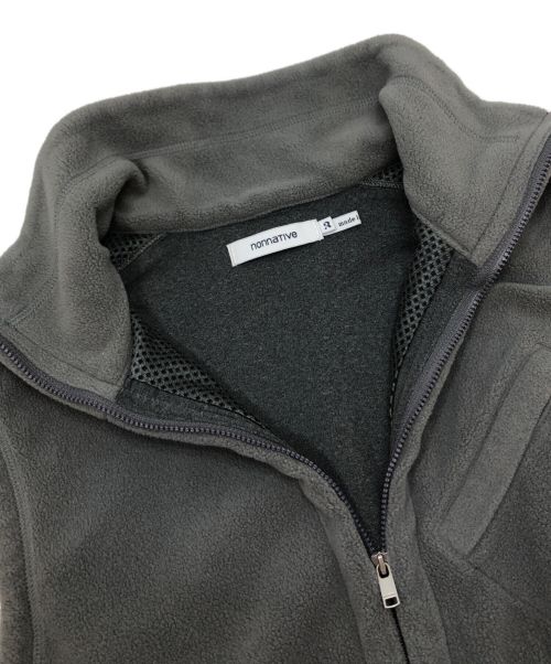 nonnative（ノンネイティブ）nonnative (ノンネイティブ) ハイカーベストポリフリースポーラテック/HIKER VEST POLY FLEECE POLARTEC グレー サイズ:3の古着・服飾アイテム