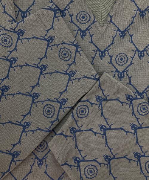 South2 West8（サウスツー ウエストエイト）South2 West8 (サウスツー ウエストエイト) String V Neck Shirt - Poly Jq. / Skull&Target カーキ サイズ:Mの古着・服飾アイテム